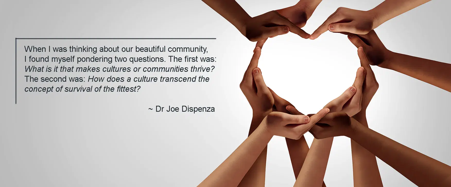 Community, Culture, and Care: Part I