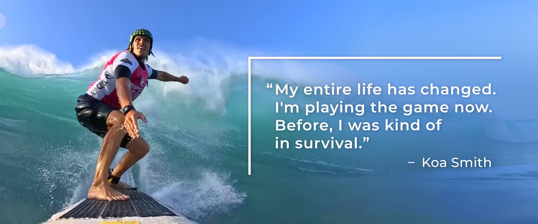 Professional Surfer Koa Smith Shares His Journey With Meditation